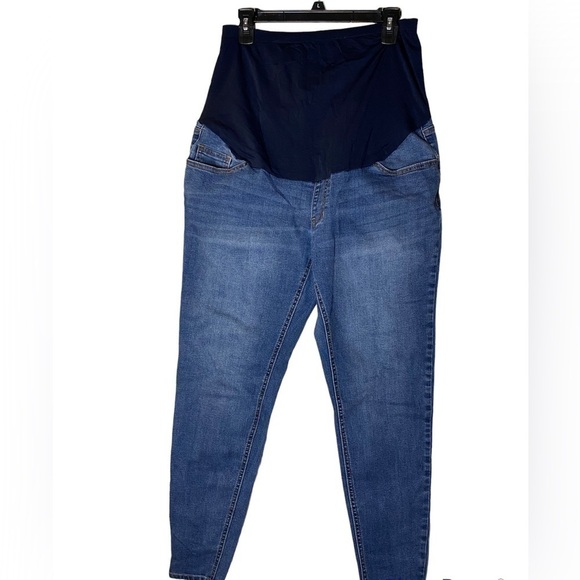 Time And Tru Maternity Size Large (12 - 14) Jeans - Picture 1 of 6